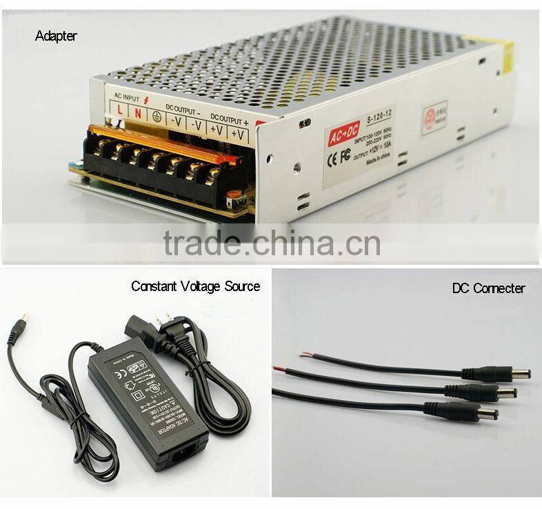 5050 SMD RGB 30LED/m Addressable Color Strip Light 5V Black PCB WS2812b led strip ip65