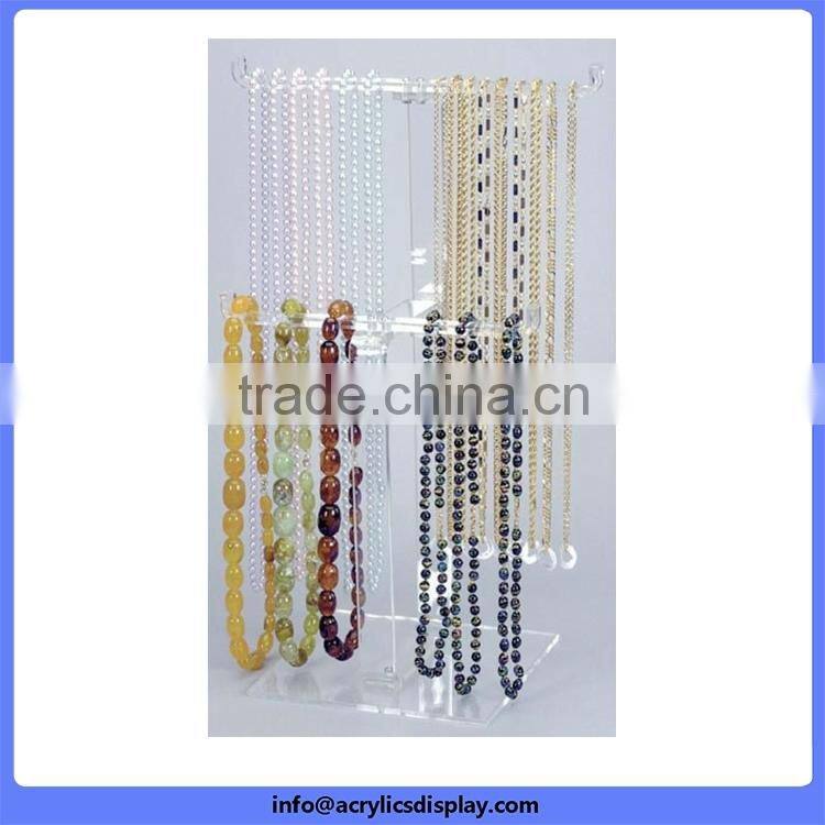 New hot sell acrylic jewelry display cases set