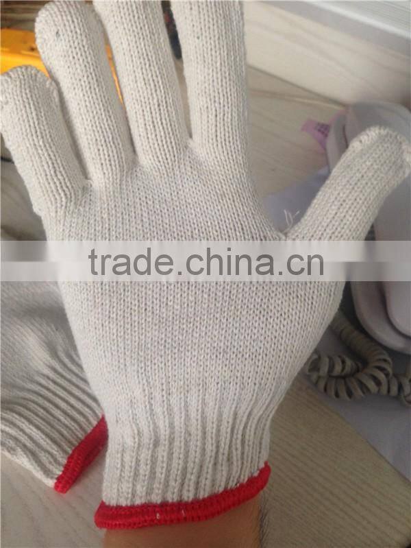 knitted cotton hand gloves