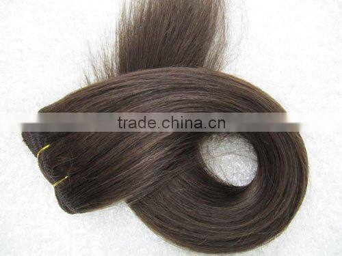 silky straight human hair weaving weft hair extension