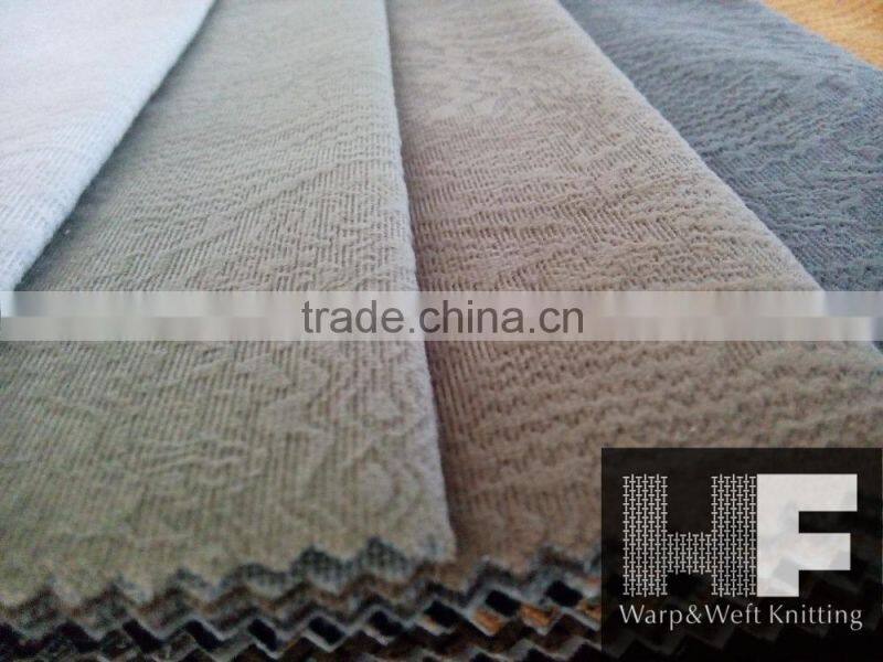 Microfiber Soft Velboa Burnout Printing Fabric for Sofa/Car Seat/Cushion Cover Fabric