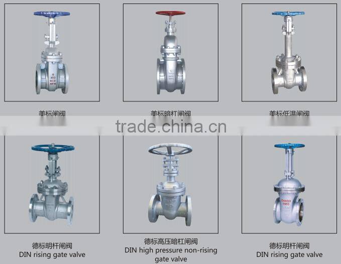 wcb rising stem gate valve