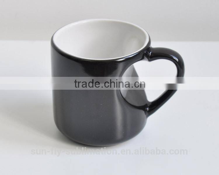Heart Handle Color Changing Mug/ Color changing mug/ Colorful mug for promotion/ Designed Mug