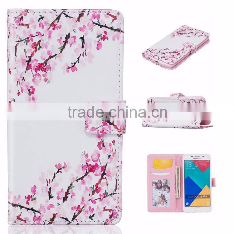 2016 for Samsung A3 Wallet leather case PU case, 2016 for Galaxy A5 credit card leather case