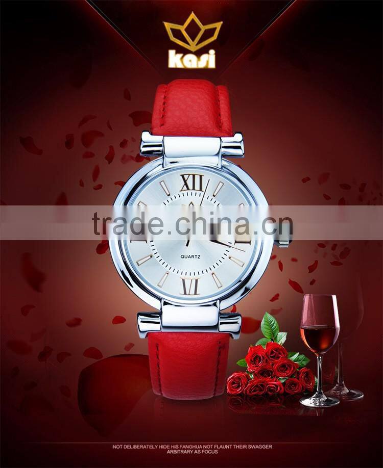 New arrival black leather watchband own your brand stainless steel case back automatic watch movement lady fashion watch Y030