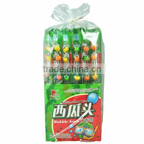 Fruit Flavour 10ct Chewing Round Gum Balls In Dsplay Box