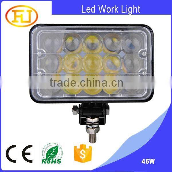 45w led work light 12v work led light high power cob led work light