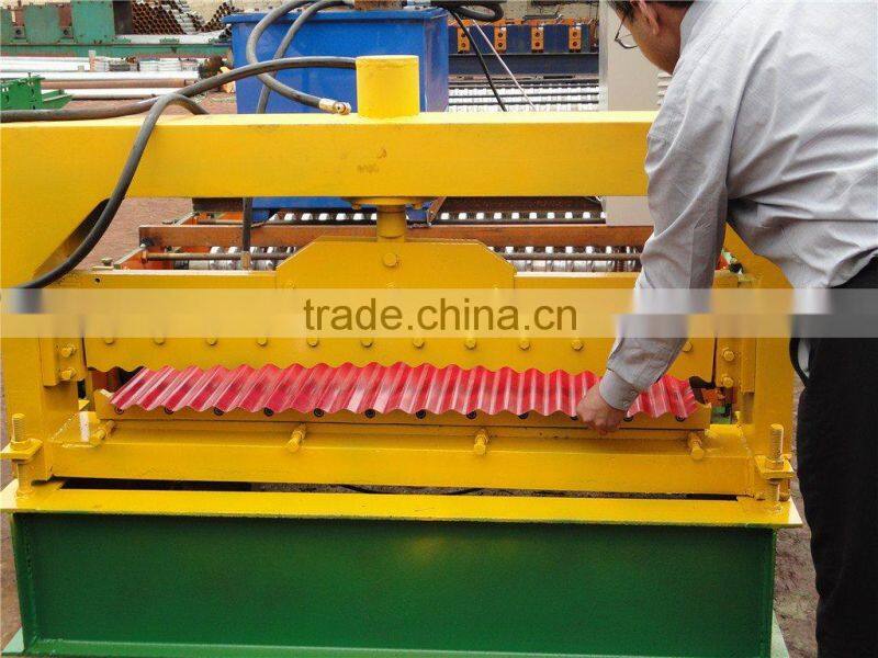 steel tile making machine