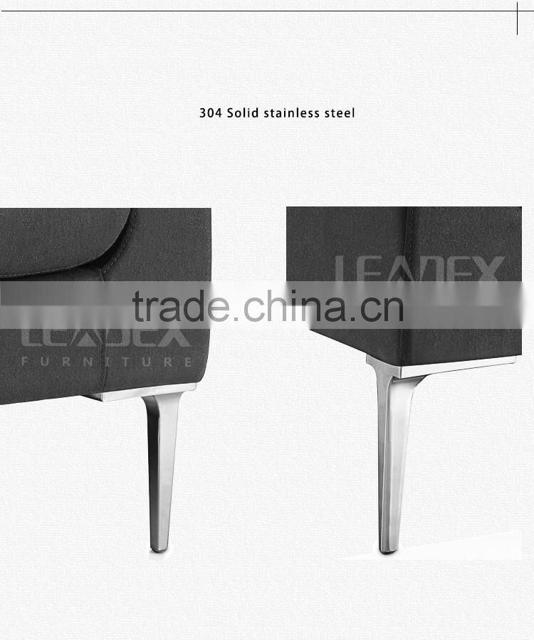 2016 new design office furniture single gray office fabric sofa