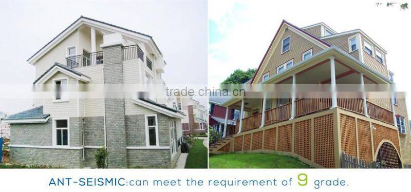 Colorful prefabricated Villas