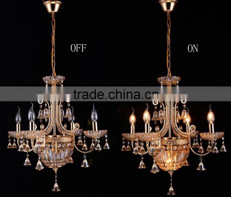 Antique Top Sale Beautiful Design Special Discount Crystal Chandelier Lamp with 5 lights