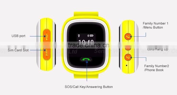 child watch phone manufacture A3 sos geo fence gps tracker watch with gsm sim slot