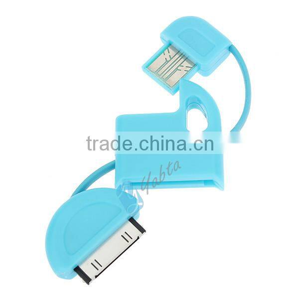 For Samsung/HTC Android 5 Pin Micro USB Keychain Cable For Phone Gadget