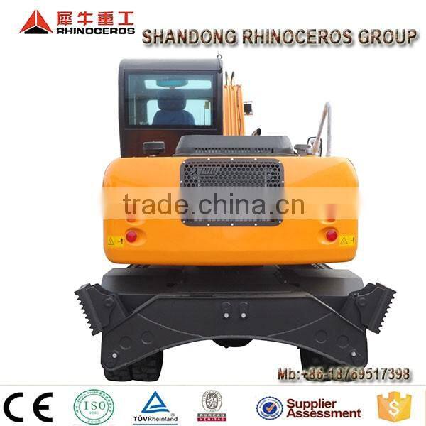 8T excavadora de ruedas para la venta