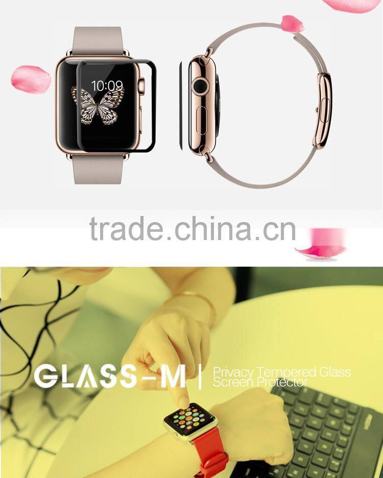 Real Shot 3D Full Cover Tempered Glass Screen Shield For Apple Watch