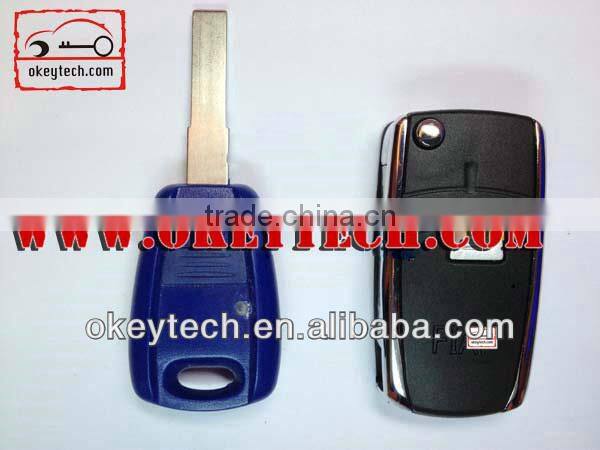 OkeyTech Fiat 1 button flip key shell for fiat key case for fiat