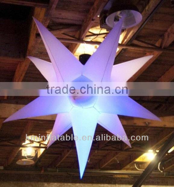 decoration stage inflatable star led inflatable star