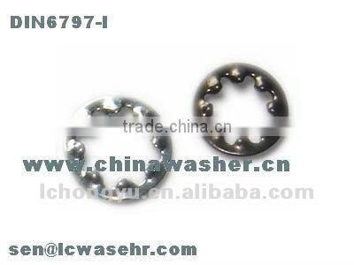 high quality external teeth serrated lock washer DIN6798A on sale