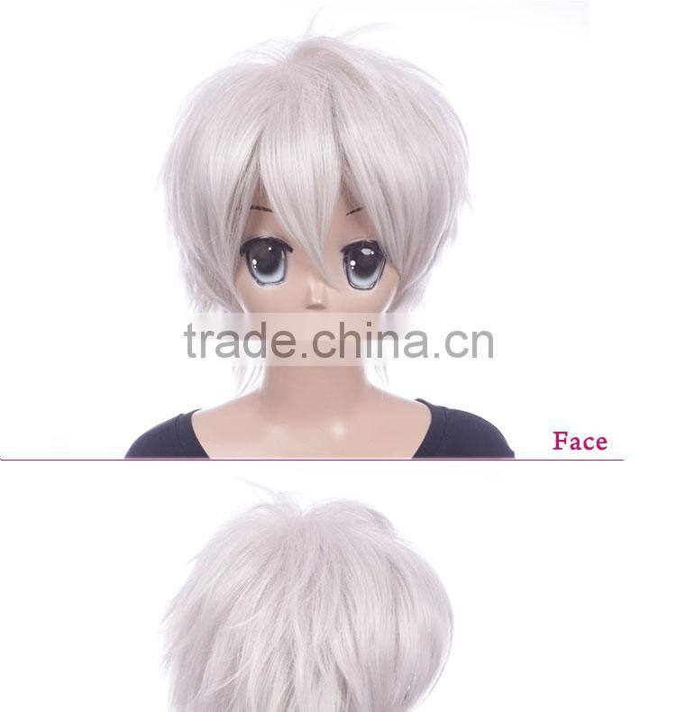 High quality Good price cosplay white wig