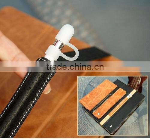 Stylish and Durable Slim Genuine Leather Apple Pencil Holder