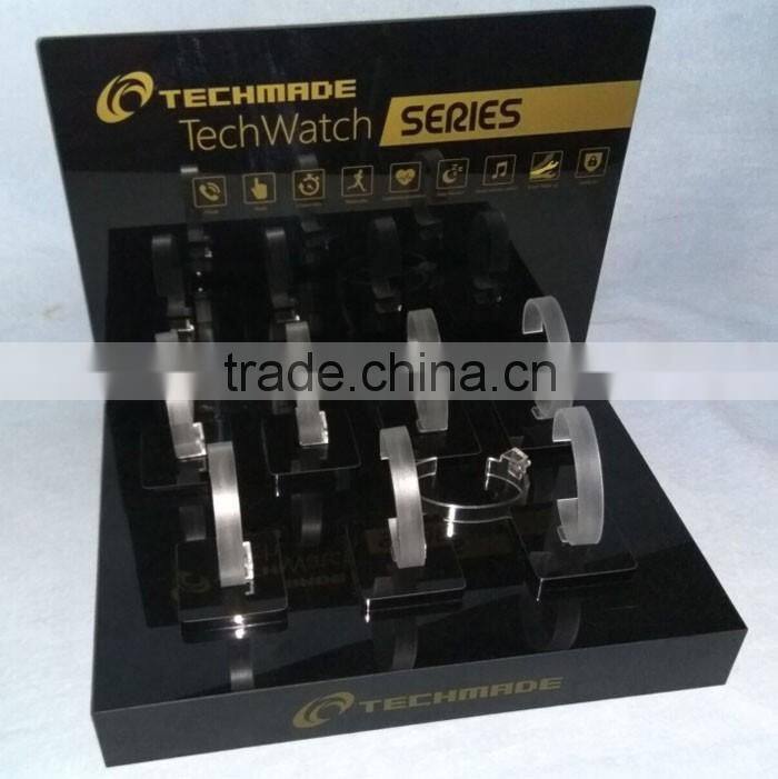 Attactive design high quality custom acrylic watch display stand