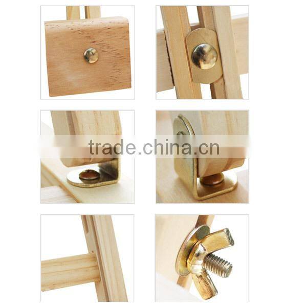 Beech Portable Folding Artist Table Painters Easel mini easel