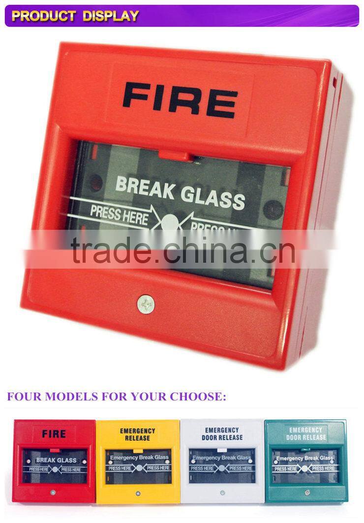 manual alarm call point glass