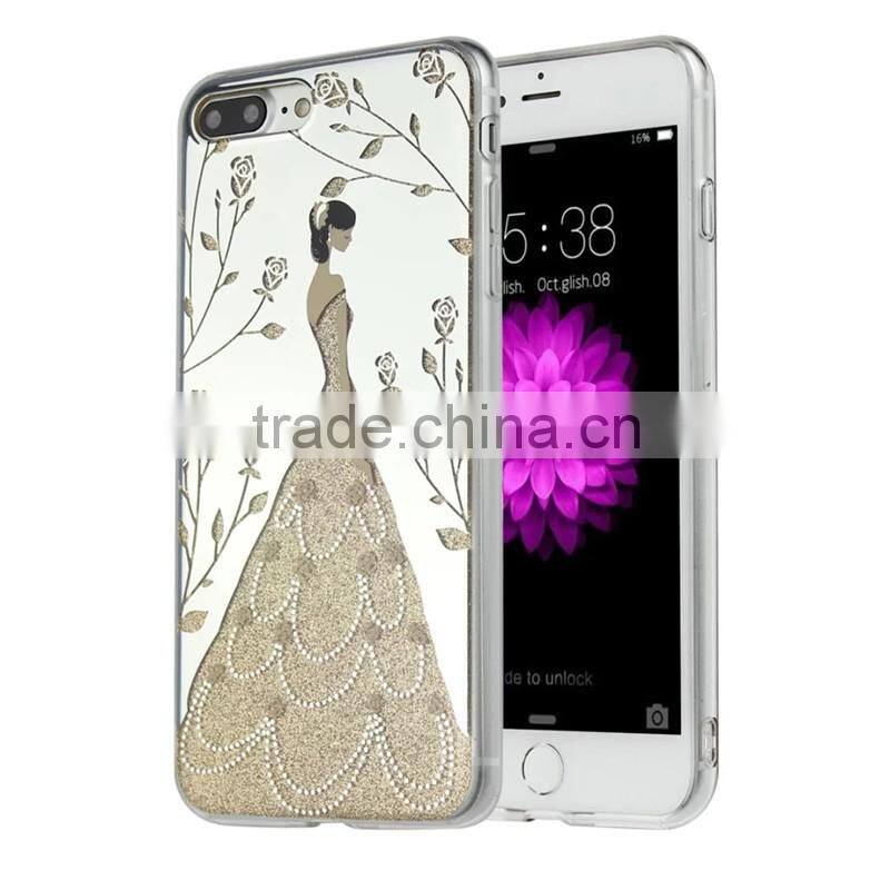 New products 2016 for iPhone 7 back cover, for iPhone 7 7 plus bling bling glitter tpu case cover skin