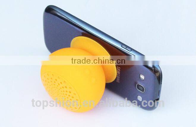 Super Bass Portable Wireless Bluetooth Speaker With Sucker, Silicone Mini Bluetooth Speaker
