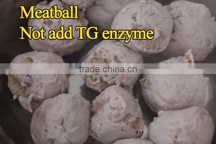 Food additive transglutaminase meat binder