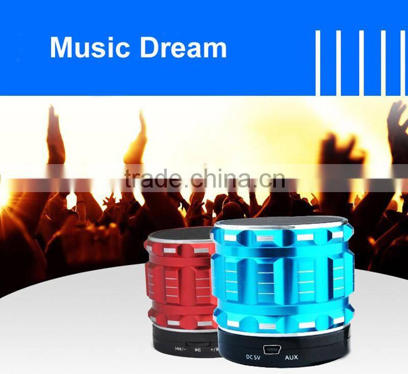 New Arrive S28 Metal Mini Stereo Portable Handfree Bluetooth Speaker Mic+TF Card Slot Wireless Speakers 5 Colors JL*DA1073#C8*50