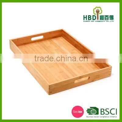 2016 New Design Wood Bamboo Serving Tray