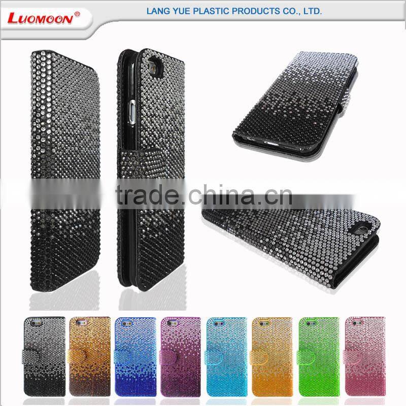Two mobile phone PU cell phone case for android 5 inch leather case