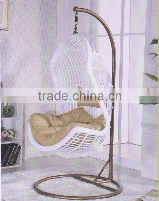 Rattan wicker patio swing chair hanging swing chair