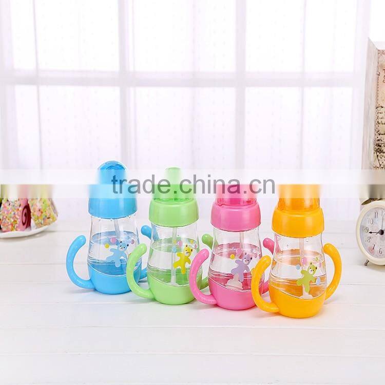 fashionable new design cartoon plastic water bottle for children