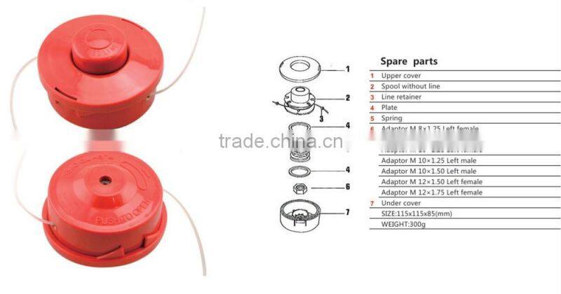 grass trimmer head nylon head nylon cutter brush cutter nylon head trimmer head nylon grass trimmer head
