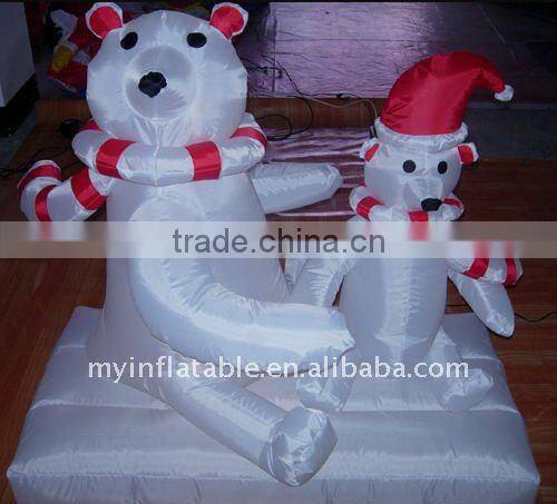 Inflatable snowman