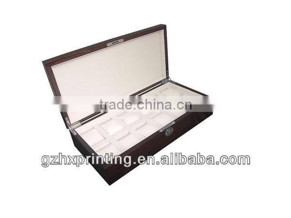 wooden box with dividers WC066