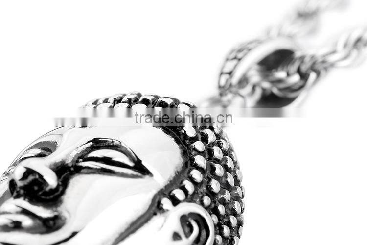 Best sell fashion design hot stainless steel buddha pendant
