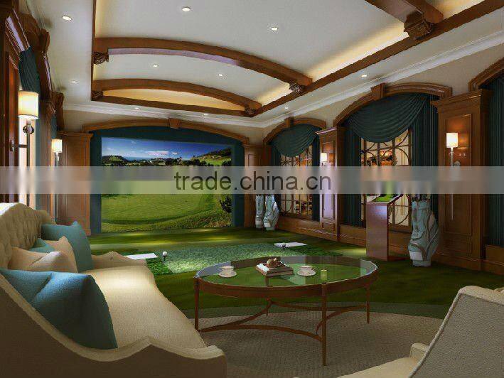 china 3D screen golf simulator