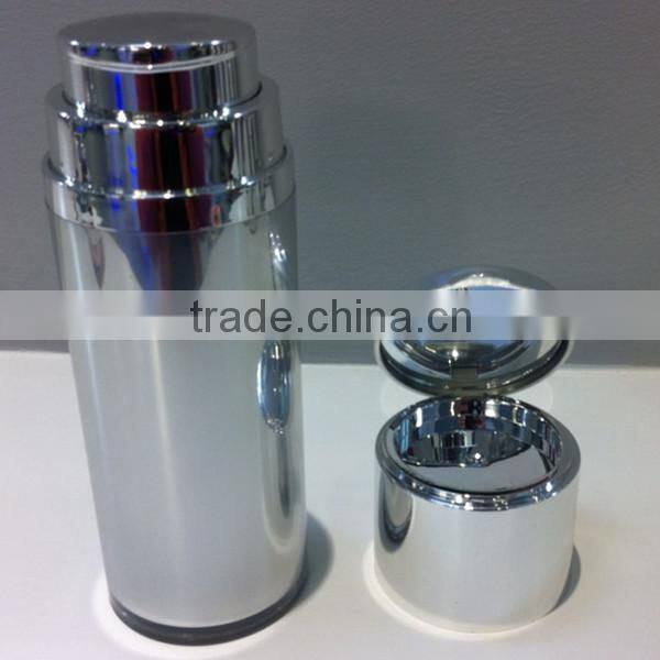 Round acrylic cosmetic lotion bottle 2014 new design cosmetic lotion bottle