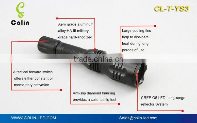 2013 New high brightness cree led torch light