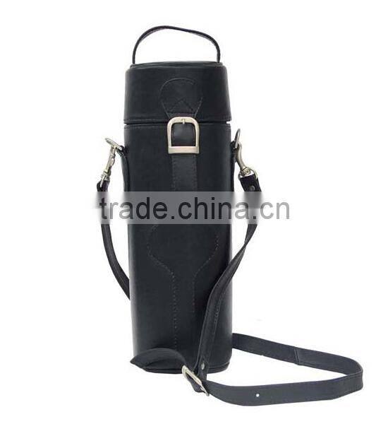 Wholesale Leather Single Deluxe Wine Carrier