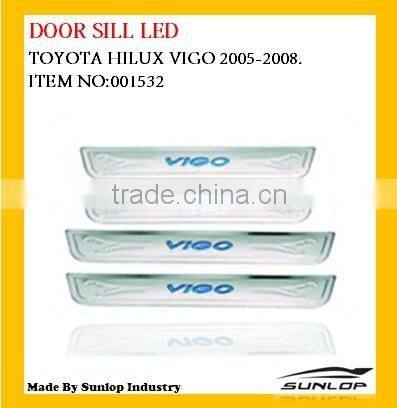 door sill for toyota hilux vigo parts 001532 hilux door sill ( LED )