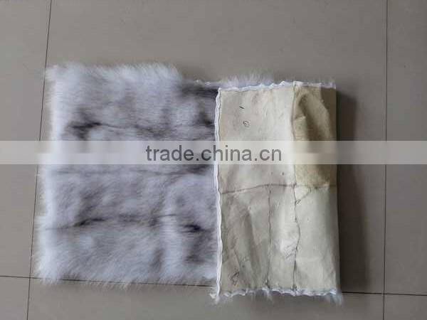 Hot selling in Europe market heavy thick soft warm fox fur blankets