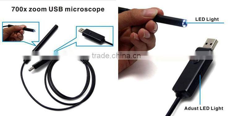 700X Portable Manual zoom Digital Microscope SMT check tool