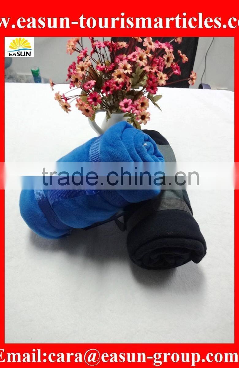 heavy and thick disposable polar fleece airline blanket