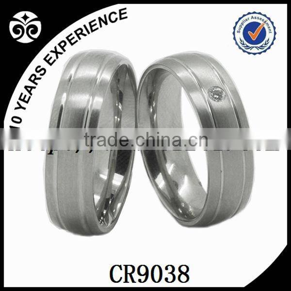 Rose gold plated,simple wedding ring