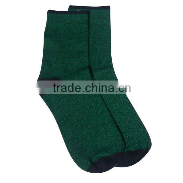 GSM-173 Alibaba hot sale high quality green 100% bamboo antibacterial breathable socks