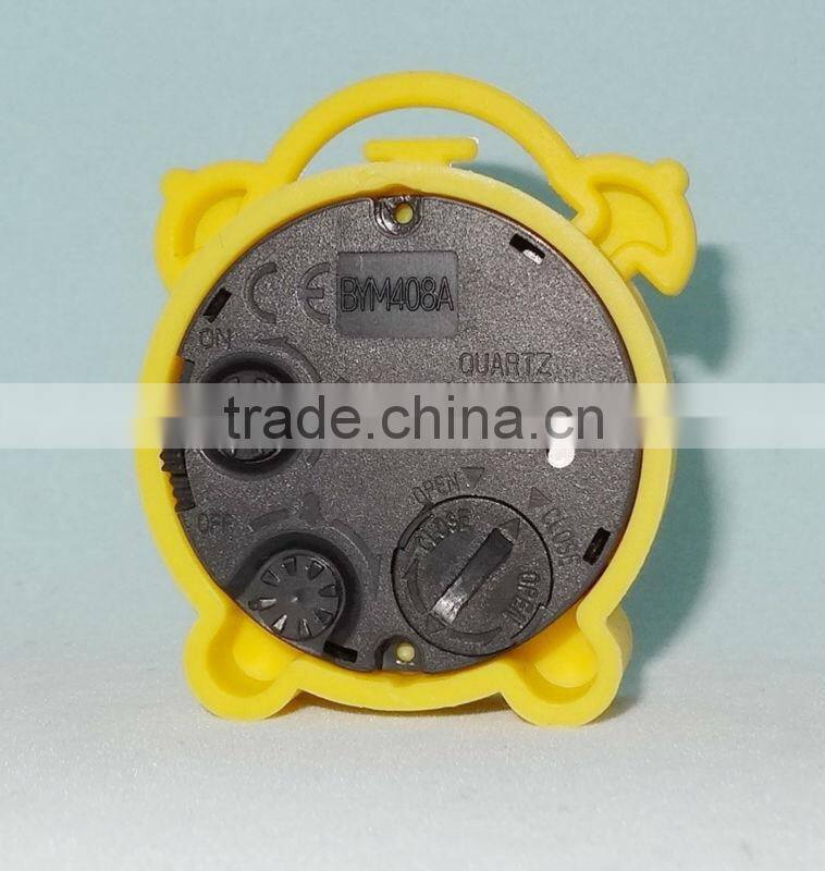 Mini size cute round Table Alarm Clock for promotional gift